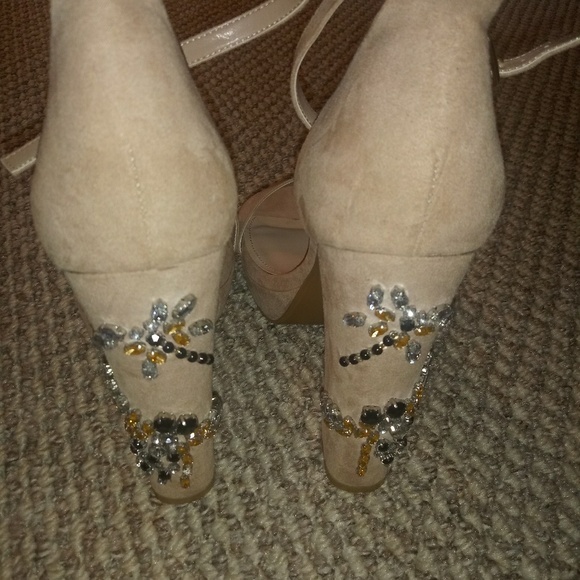 Nude platform sandals - Picture 5 of 5